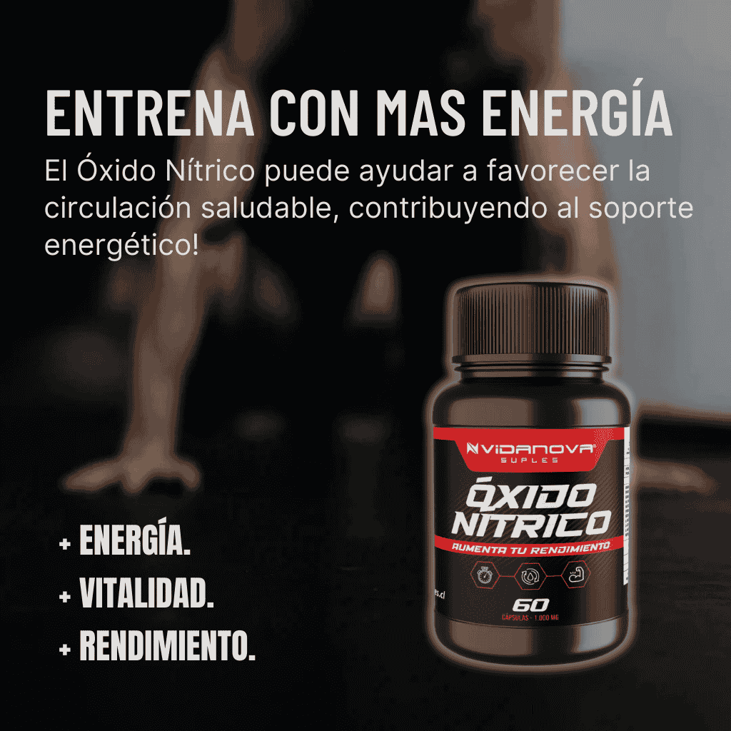 🔥ÓXIDO NÍTRICO🔥 - 1000mg 60 caps - ENERGÍA Y BIENESTAR CIRCULATORIO 💯 ⭐️⭐️⭐️⭐️⭐️ 4.98/5 (2.350 Reseñas)