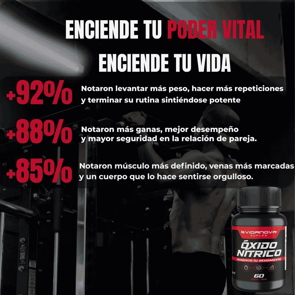 🔥ÓXIDO NÍTRICO🔥 - 1000mg 60 caps - ENERGÍA Y BIENESTAR CIRCULATORIO 💯 ⭐️⭐️⭐️⭐️⭐️ 4.98/5 (2.350 Reseñas)