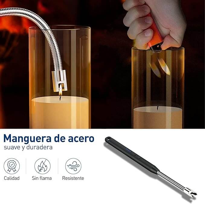 Nuevo Encendedor Eléctrico Recargable Multiusos