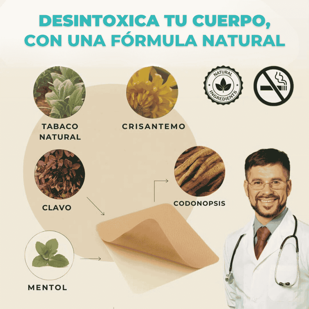 VitalPatch® - 🚭 Parches Naturales Antitabaco 🍃 - ⭐️⭐️⭐️⭐️⭐️ 4.98/5 (3.570 Reseñas)