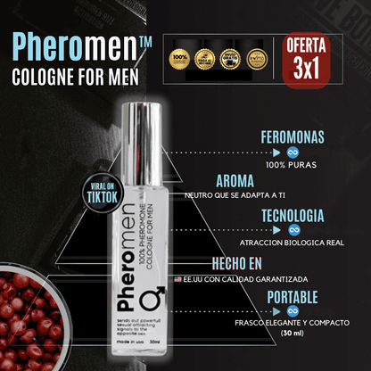 PHEROMEN® - Feromonas 100% Puro 💎 - ⭐️⭐️⭐️⭐️⭐️ 4.98/5 (3.270 Reseñas)