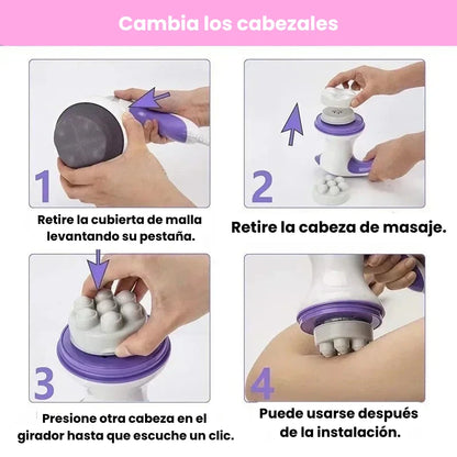 MASAJEADOR ELECTRICO ANTICELULITICO REDUCTOR 5 EN 1