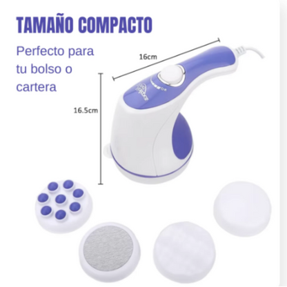 MASAJEADOR ELECTRICO ANTICELULITICO REDUCTOR 5 EN 1
